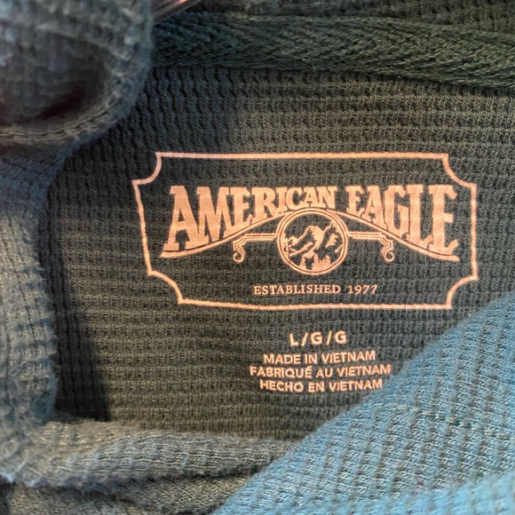 AE - American Eagle Men’s long sleeve hoodie shirt - Picture 2 of 3